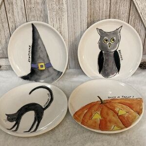 Rae Dunn Halloween Appetizer Plates